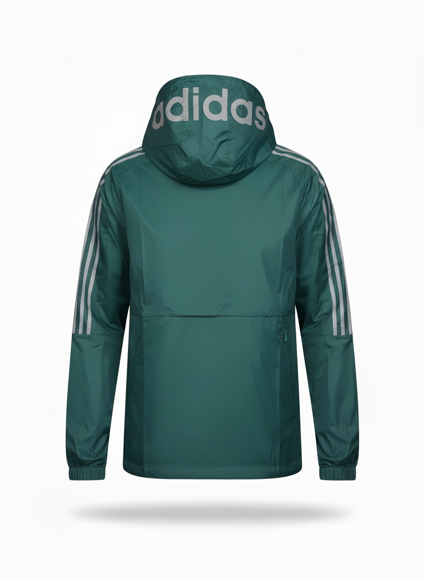 Cortaviento Deportiva verde classic