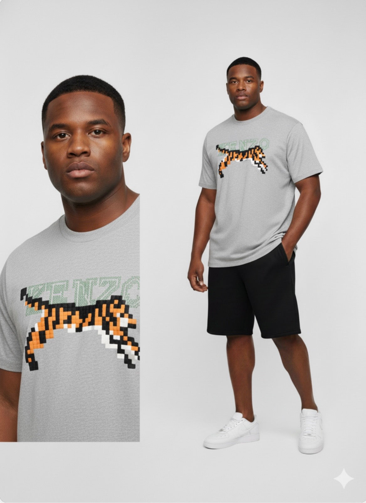 Camiseta Tiger Gris