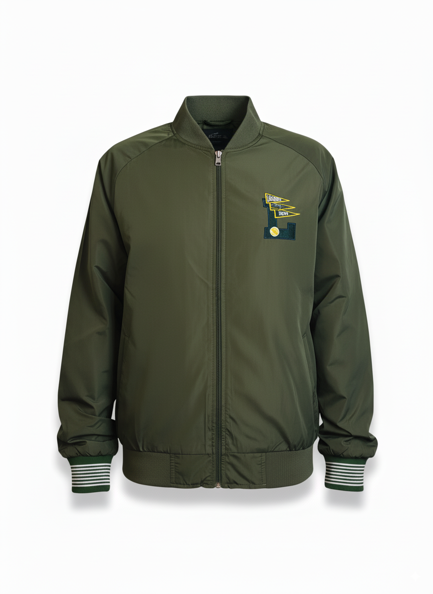 Cortaviento Reptil Verde Militar