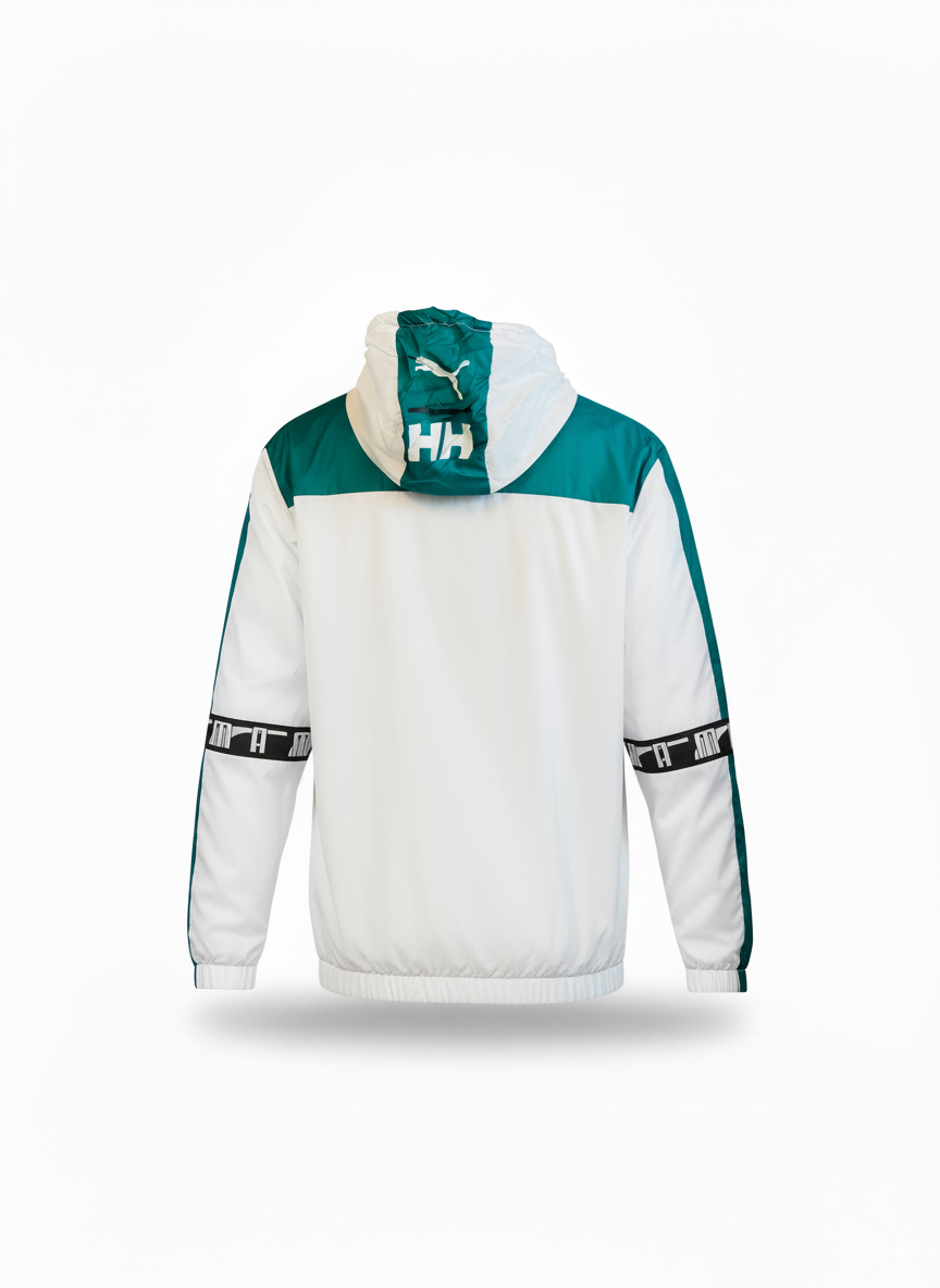 Cortaviento Blanca Capucha