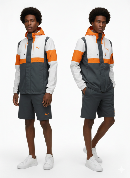 Cortaviento Orange grey