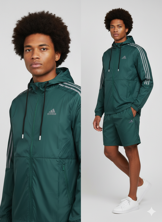 Cortaviento Deportiva verde classic