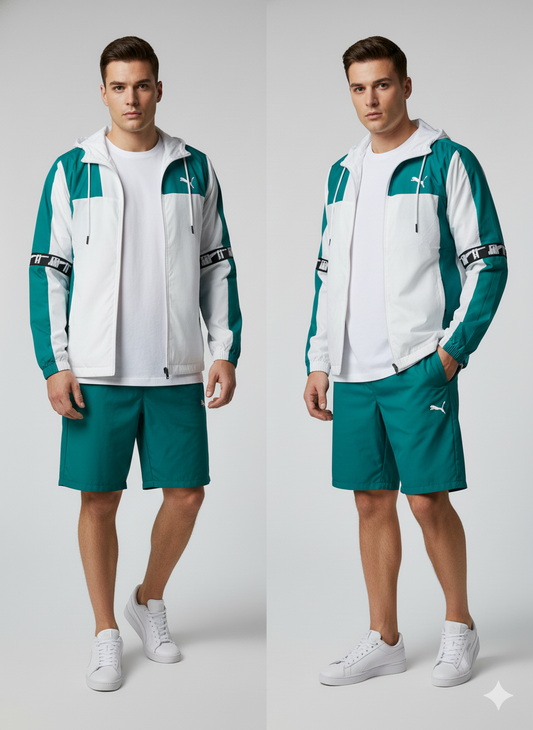 Cortaviento Blanca Capucha