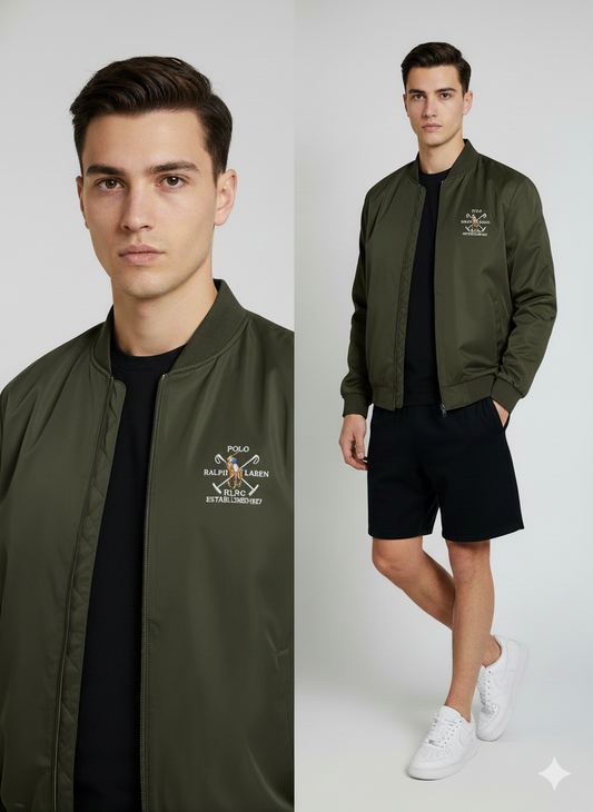 Cortaviento Polo Verde Militar