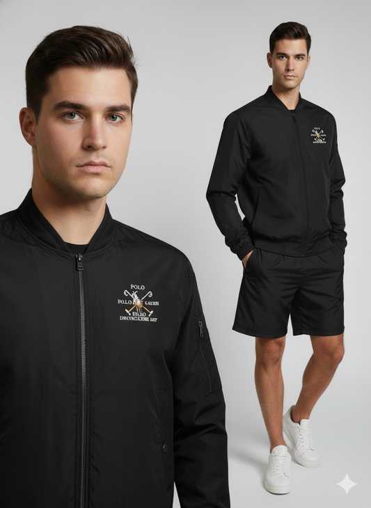 Cortaviento Polo Negra